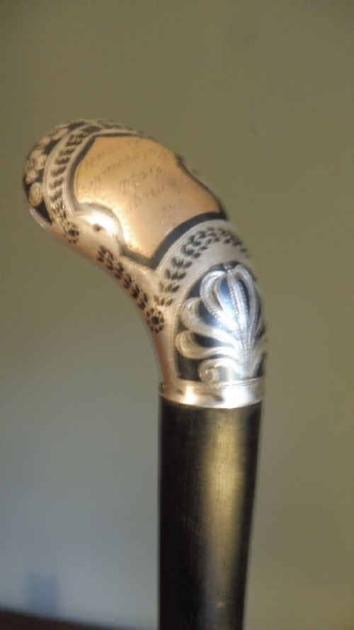 RARE WALKING STICK SHAPED LIKE A GOLF CLUB - ADDITIONAL PHOTO 2