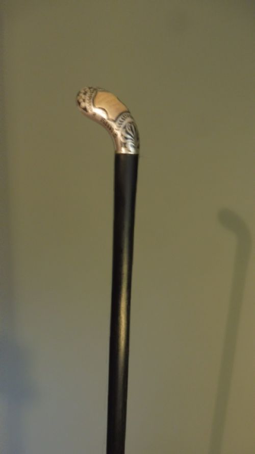 RARE WALKING STICK SHAPED LIKE A GOLF CLUB - ADDITIONAL PHOTO 3