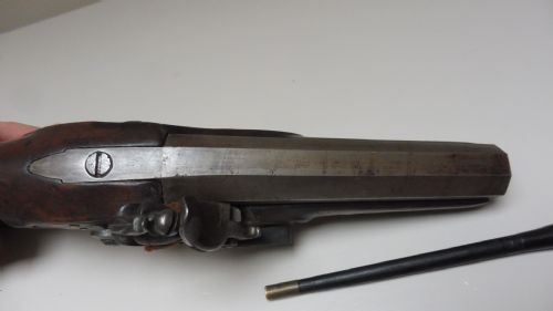 EARLY 19TH CENTURY FLINTLOCK COAT PISTOL - ADDITIONAL PHOTO 8
