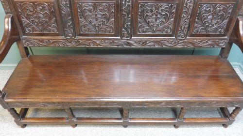 19TH CENTURY HALL SEATBENCH - ADDITIONAL PHOTO 5