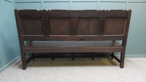 19TH CENTURY HALL SEATBENCH - ADDITIONAL PHOTO 9