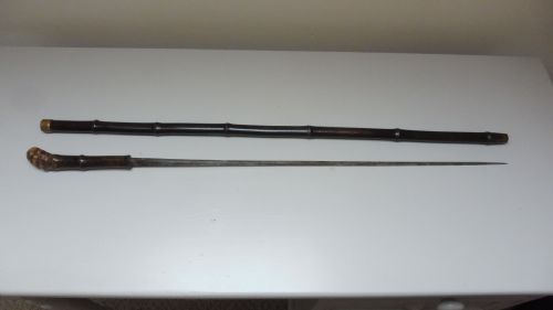 VICTORIAN BAMBOO SWORDSTICK - ADDITIONAL PHOTO 2