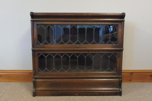 oak globe wernicke stacking bookcase - CATEGORY: ANTIQUE BOOKCASES - DATED 1920