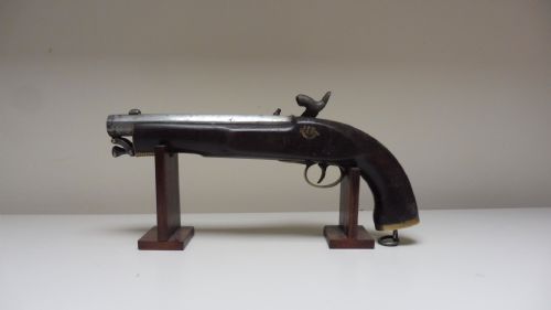 ANTIQUE PERCUSSION DRAGOON PISTOL - ADDITIONAL PHOTO 6