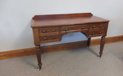 VICTORIAN MAHOGANY DESK - ADDITIONAL PHOTO 10