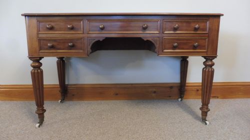 VICTORIAN MAHOGANY DESK - ADDITIONAL PHOTO 11
