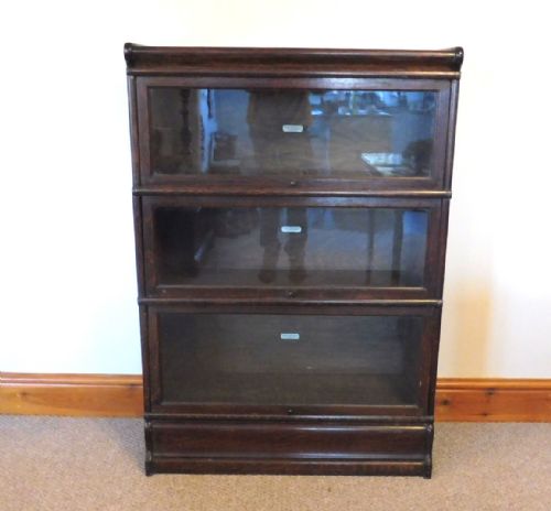 OAK GLOBE WERNICKE LAWYERS BOOKCASE - ADDITIONAL PHOTO 1