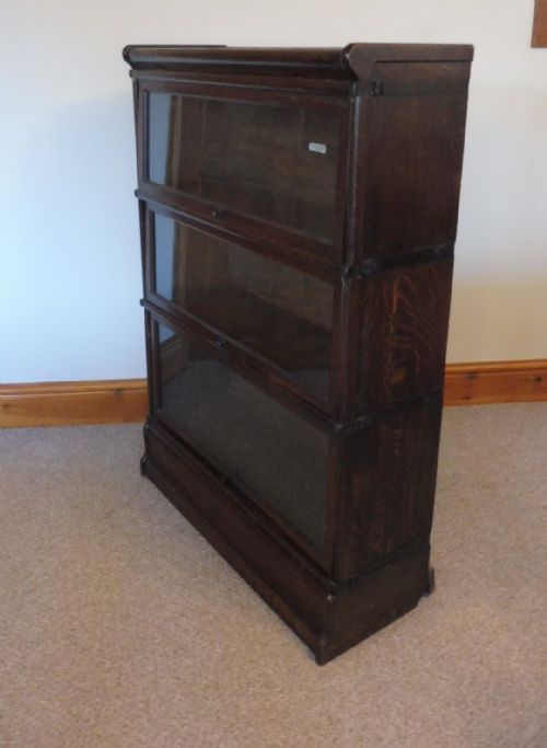 OAK GLOBE WERNICKE LAWYERS BOOKCASE - ADDITIONAL PHOTO 6