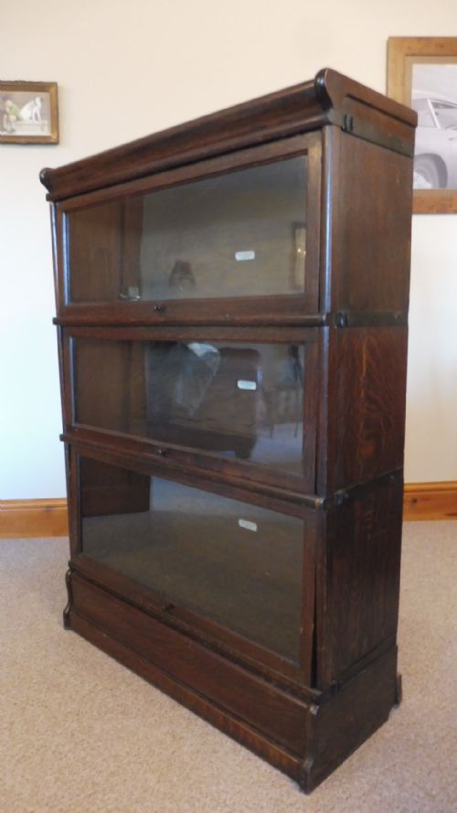 OAK GLOBE WERNICKE LAWYERS BOOKCASE - ADDITIONAL PHOTO 8