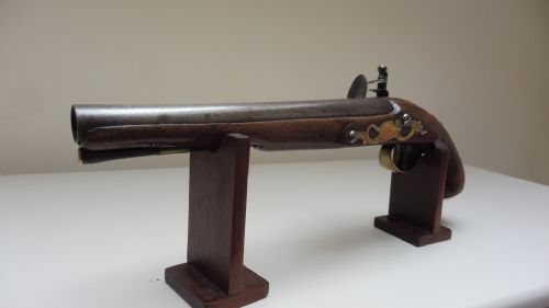 FINE QUALITY YORKSHIRE FLINTLOCK PISTOL - ADDITIONAL PHOTO 9