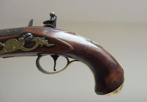 FINE QUALITY YORKSHIRE FLINTLOCK PISTOL - ADDITIONAL PHOTO 11