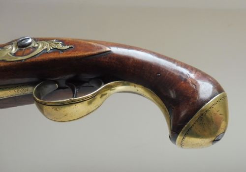 FINE QUALITY YORKSHIRE FLINTLOCK PISTOL - ADDITIONAL PHOTO 12