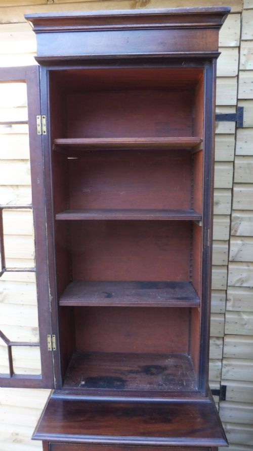 PAIR OF NARROW GEORGIAN ALCOVE BOOKCASES - ADDITIONAL PHOTO 7