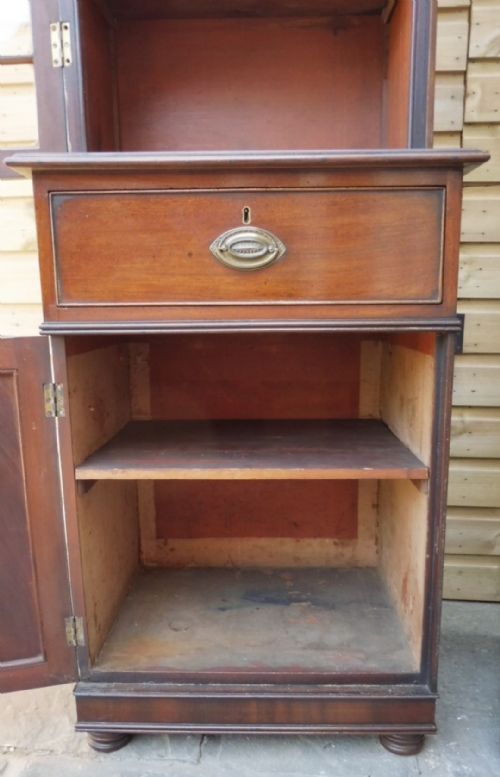 PAIR OF NARROW GEORGIAN ALCOVE BOOKCASES - ADDITIONAL PHOTO 8