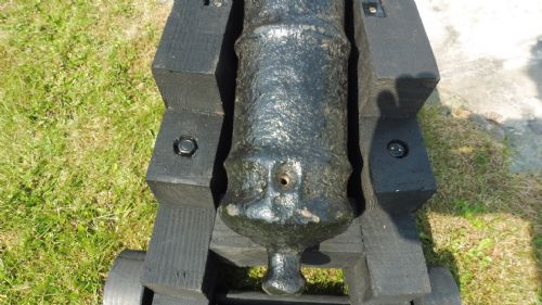 PAIR OF ANTIQUE 18TH CENTURY SHIPS CANNONS - ADDITIONAL PHOTO 12
