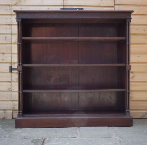 VICTORIAN MAHOGANY BOOKCASE - ADDITIONAL PHOTO 3