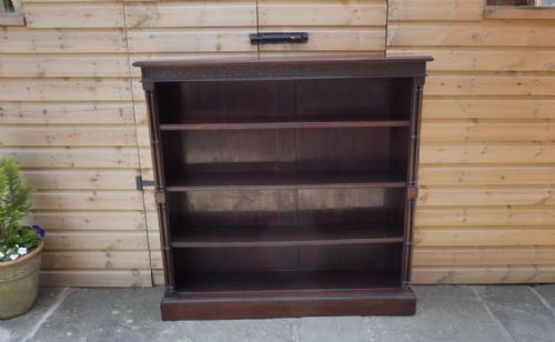 VICTORIAN MAHOGANY BOOKCASE - ADDITIONAL PHOTO 4