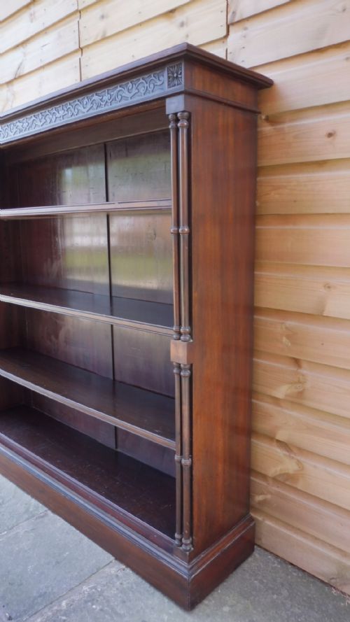 VICTORIAN MAHOGANY BOOKCASE - ADDITIONAL PHOTO 8