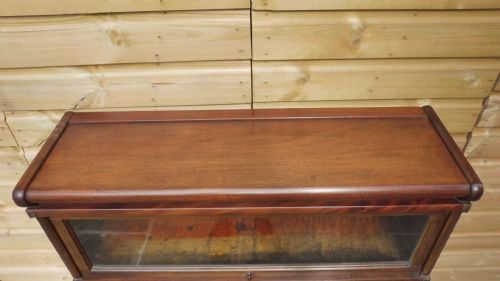 WALNUT GLOBE WERNICKE BOOKCASE - ADDITIONAL PHOTO 2