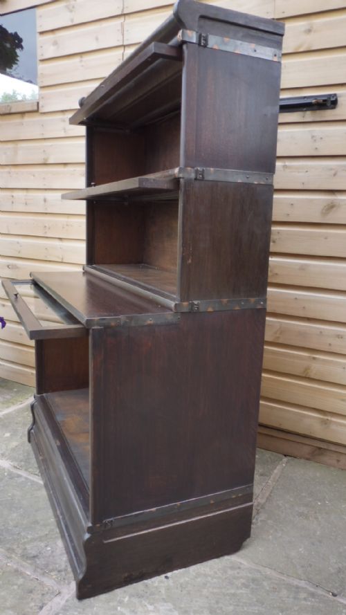 OAK GLOBE WERNICKE SECTIONAL BOOKCASE - ADDITIONAL PHOTO 7