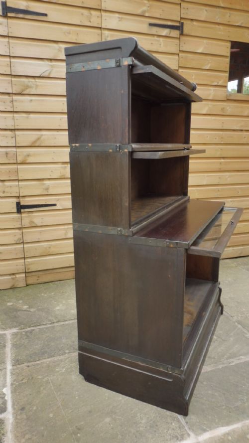 OAK GLOBE WERNICKE SECTIONAL BOOKCASE - ADDITIONAL PHOTO 8