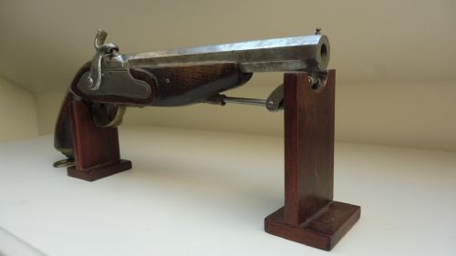 19TH CENTURY PERCUSSION CAVALRY PISTOL - ADDITIONAL PHOTO 2
