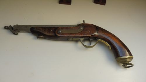 19TH CENTURY PERCUSSION CAVALRY PISTOL - ADDITIONAL PHOTO 9