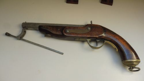 19TH CENTURY PERCUSSION CAVALRY PISTOL - ADDITIONAL PHOTO 10