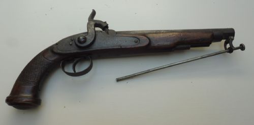 19TH CENTURY PERCUSSION CAVALRY PISTOL - ADDITIONAL PHOTO 7