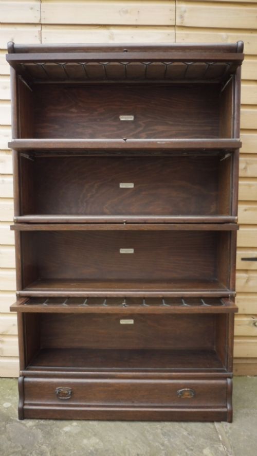 OAK GLOBE WERNICKE BOOKCASE - ADDITIONAL PHOTO 5