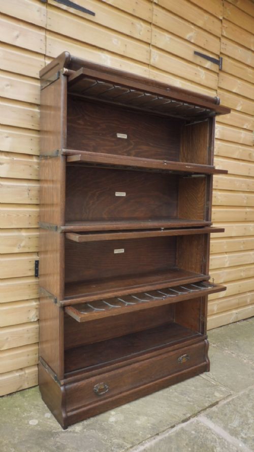 OAK GLOBE WERNICKE BOOKCASE - ADDITIONAL PHOTO 6