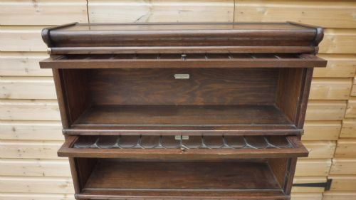 OAK GLOBE WERNICKE BOOKCASE - ADDITIONAL PHOTO 7