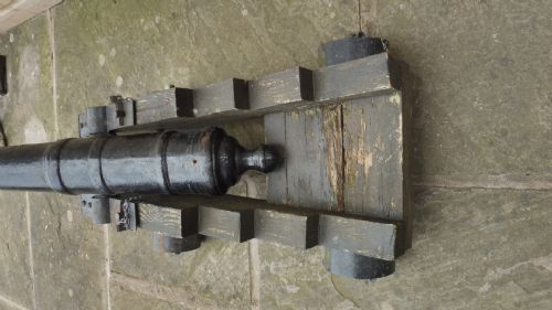 CAST IRON GARDEN CANNON - ADDITIONAL PHOTO 5