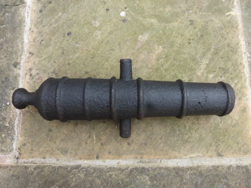 19TH CENTURY CAST IRON SIGNAL CANNON - ADDITIONAL PHOTO 6