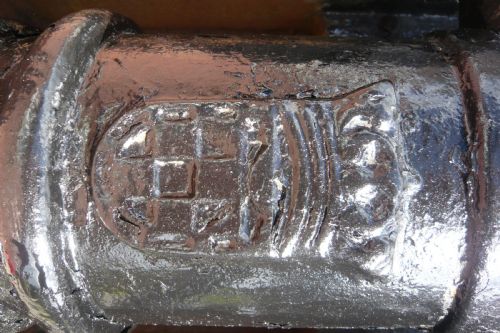 19TH CENTURY SIGNAL OR CEREMONIAL CAST IRON CANNON - ADDITIONAL PHOTO 4