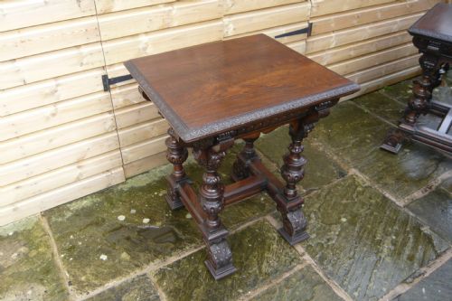 SUPERB QUALITY PAIR OF 19TH CENTURY STANDS TABLES - ADDITIONAL PHOTO 11