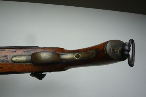 19TH CENTURY ANTIQUE MILITARY PERCUSSION PISTOL - ADDITIONAL PHOTO 3