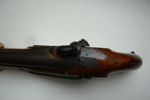 19TH CENTURY ANTIQUE MILITARY PERCUSSION PISTOL - ADDITIONAL PHOTO 5