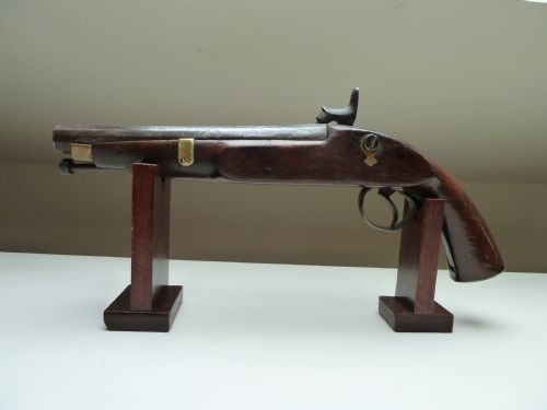 19TH CENTURY GENTLEMENS OR OFFICERS PERCUSSION PISTOL - ADDITIONAL PHOTO 4