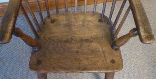 EARLY 19TH CENTURY HOOP BACKED WINDSOR ARMCHAIR - ADDITIONAL PHOTO 7