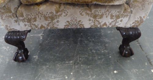 ANTIQUE WING ARMCHAIR - ADDITIONAL PHOTO 2