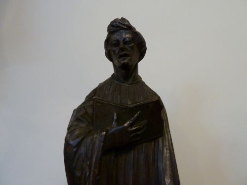19TH CENTURY CARVED OAK FIGURE - ADDITIONAL PHOTO 10