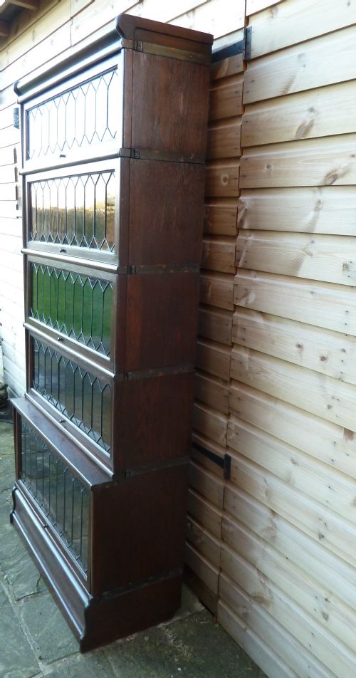TALL OAK GLOBE WERNICKE LAWYERS BOOKCASE - ADDITIONAL PHOTO 4