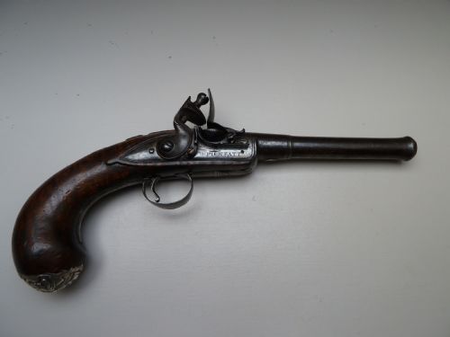 SILVER MOUNTED QUEEN ANNE FLINTLOCK PISTOL - ADDITIONAL PHOTO 8