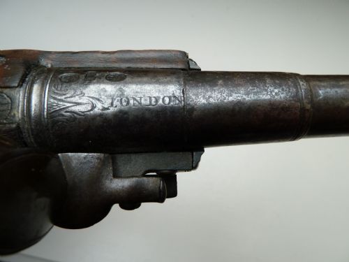 SILVER MOUNTED QUEEN ANNE FLINTLOCK PISTOL - ADDITIONAL PHOTO 10