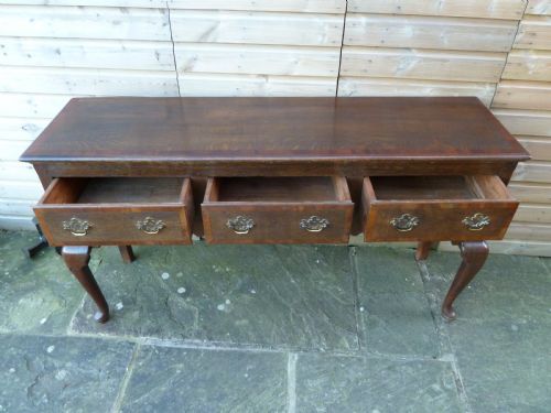 GEORGIAN OAK DRESSER BASE - ADDITIONAL PHOTO 8