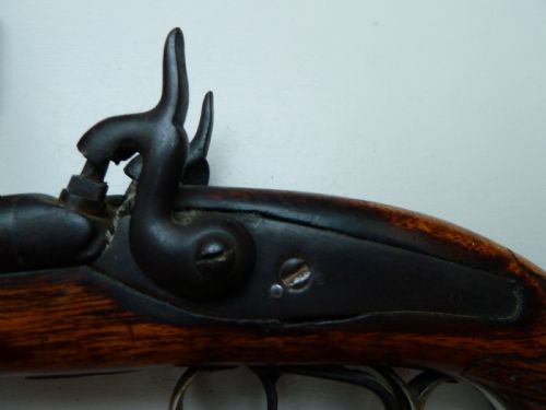SILVER MOUNTED DOUBLE BARRELLED PERCUSSION PISTOL - ADDITIONAL PHOTO 12