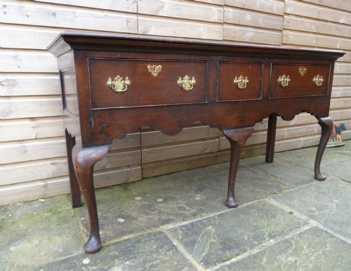 19TH CENTURY OAK DRESSER BASE - ADDITIONAL PHOTO 4