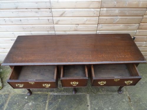 19TH CENTURY OAK DRESSER BASE - ADDITIONAL PHOTO 7
