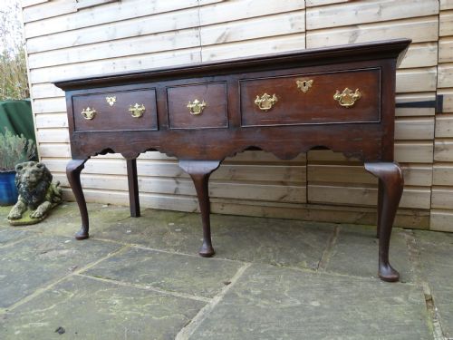 19TH CENTURY OAK DRESSER BASE - ADDITIONAL PHOTO 8